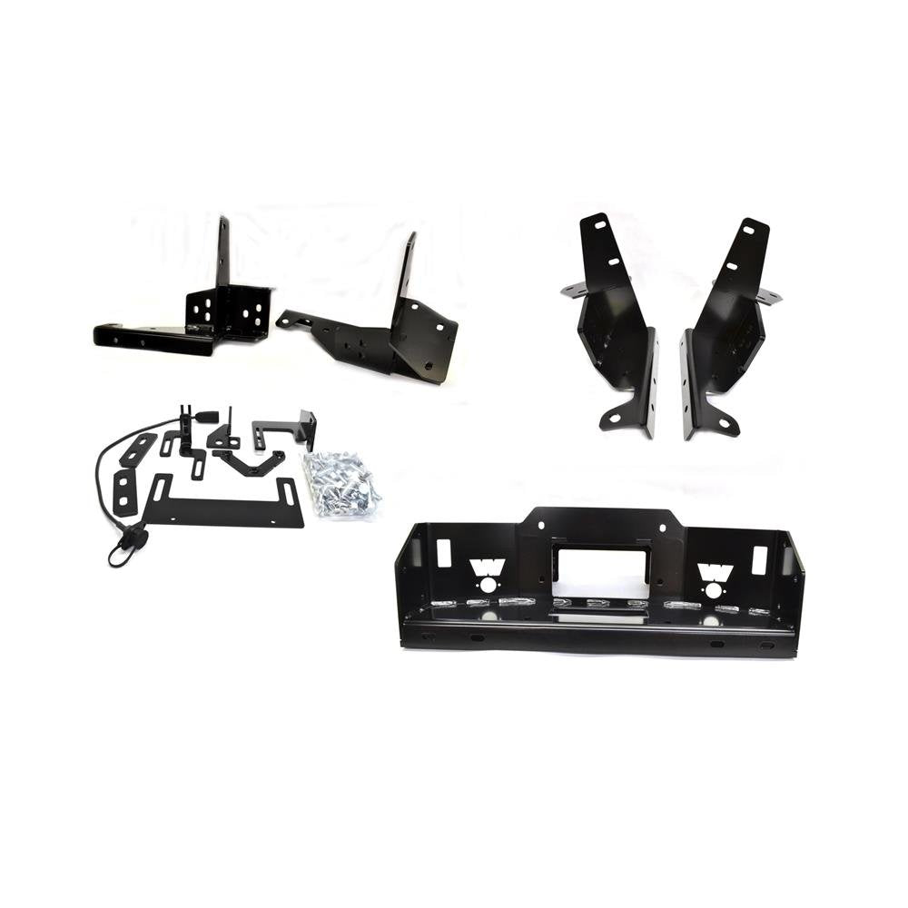 Hidden WARN Winch Bracket Kit 98055, Fits: Ford Super Duty F-250, 350, 450 (2017-2018)