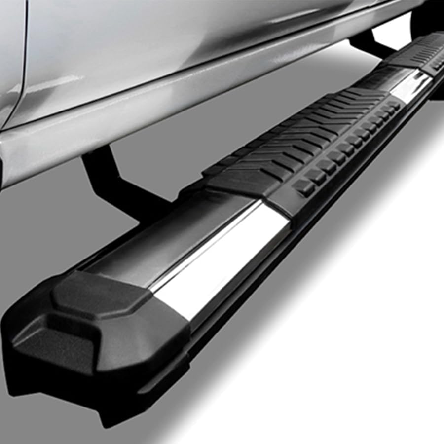 Cutlass Black Horse Running Boards Stainless Steel Compatible with 2024-2025 Toyota Tacoma Double Cab-RN-TO24-76