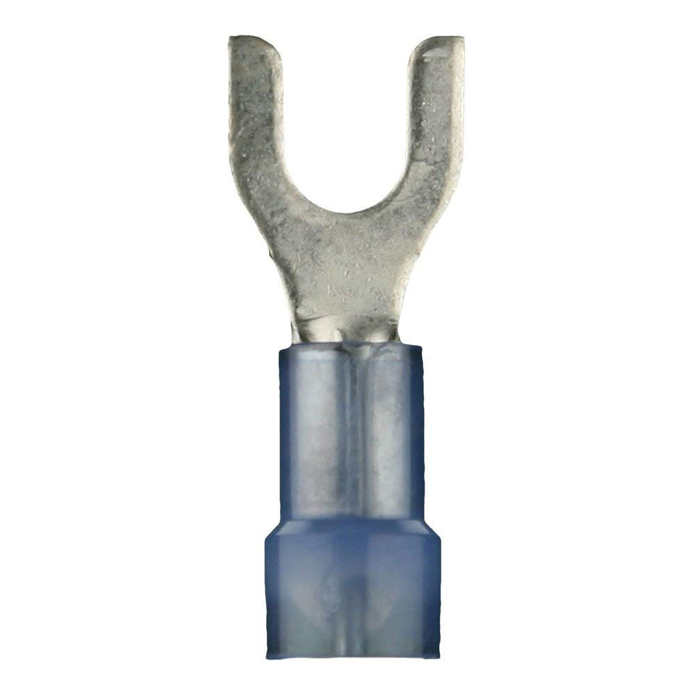 Install Bay Blue BNST6 Spade Terminal Connector 16/14 Gauge #6 (100-Pack)