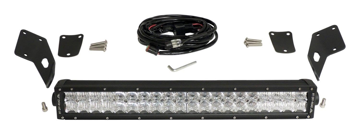 RT Crown Off-Road LED Light Bar & Hood Bracket Kit