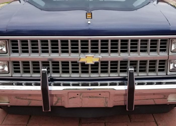 GRO82CC Brothers Trucks Grille - Chrome/Gray - Dual Headlights