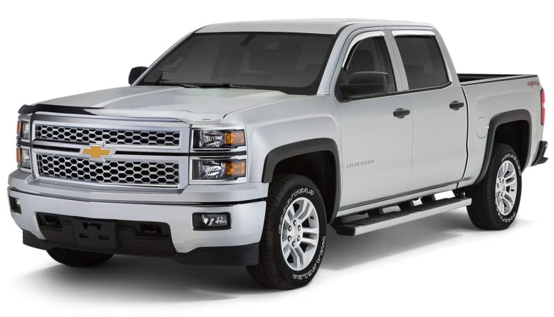 Factory Style Fender Flares Stampede Products | Original Riderz | Fits 2014 - 2018 Chevrolet Silverado (69.6/78.8/97.8) 2019 Silverado 1500LD 78.8 +, Black | 4 pcs., 8626-2