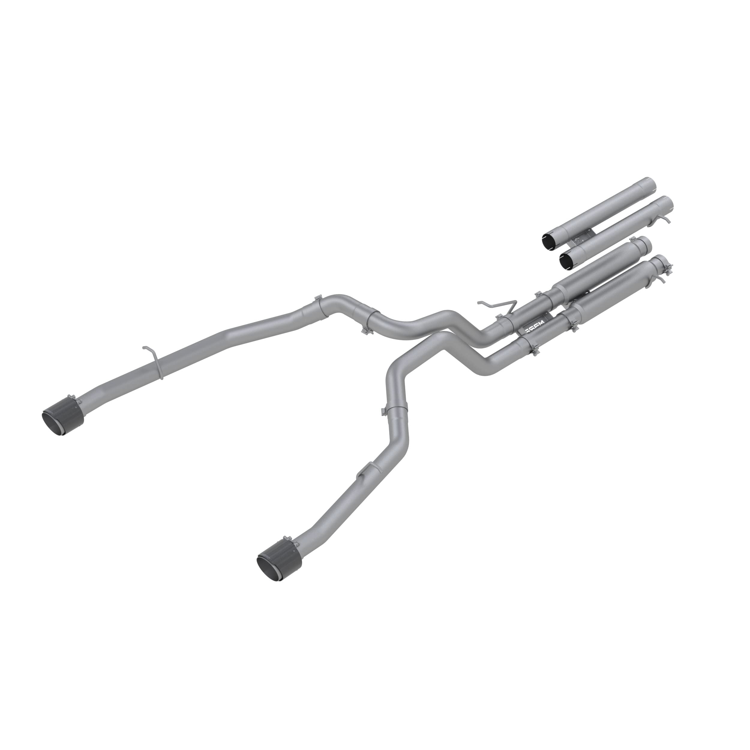 2021 MBRP Ram TRX 6.2 S/C 3in Catback Dual Rear Carbon Fiber Tips(Race)- T304