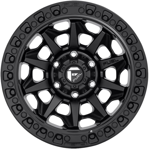 COVERT FUEL OFF-ROAD 17X9 8X6.5 5.04 1mm MATTE BLACK - D69417908250