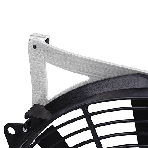 Mishimoto Performance Aluminum Fan Shroud MMFS-E46-01K with Fan Controller Kit fits BMW M3, 2001-2006
