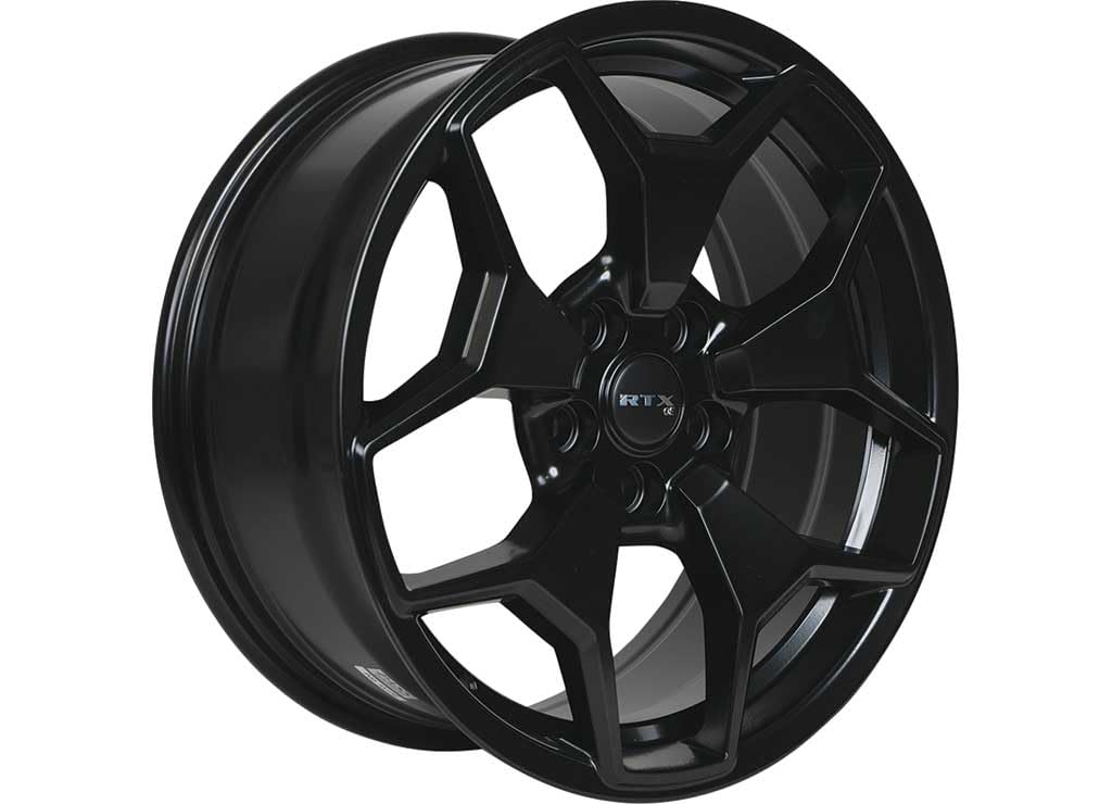 Custom RTX Wheel - 17x7.5, 35 Offset, 5x108 Bolt Pattern, 63.4mm Hub - Satin Black Rim
