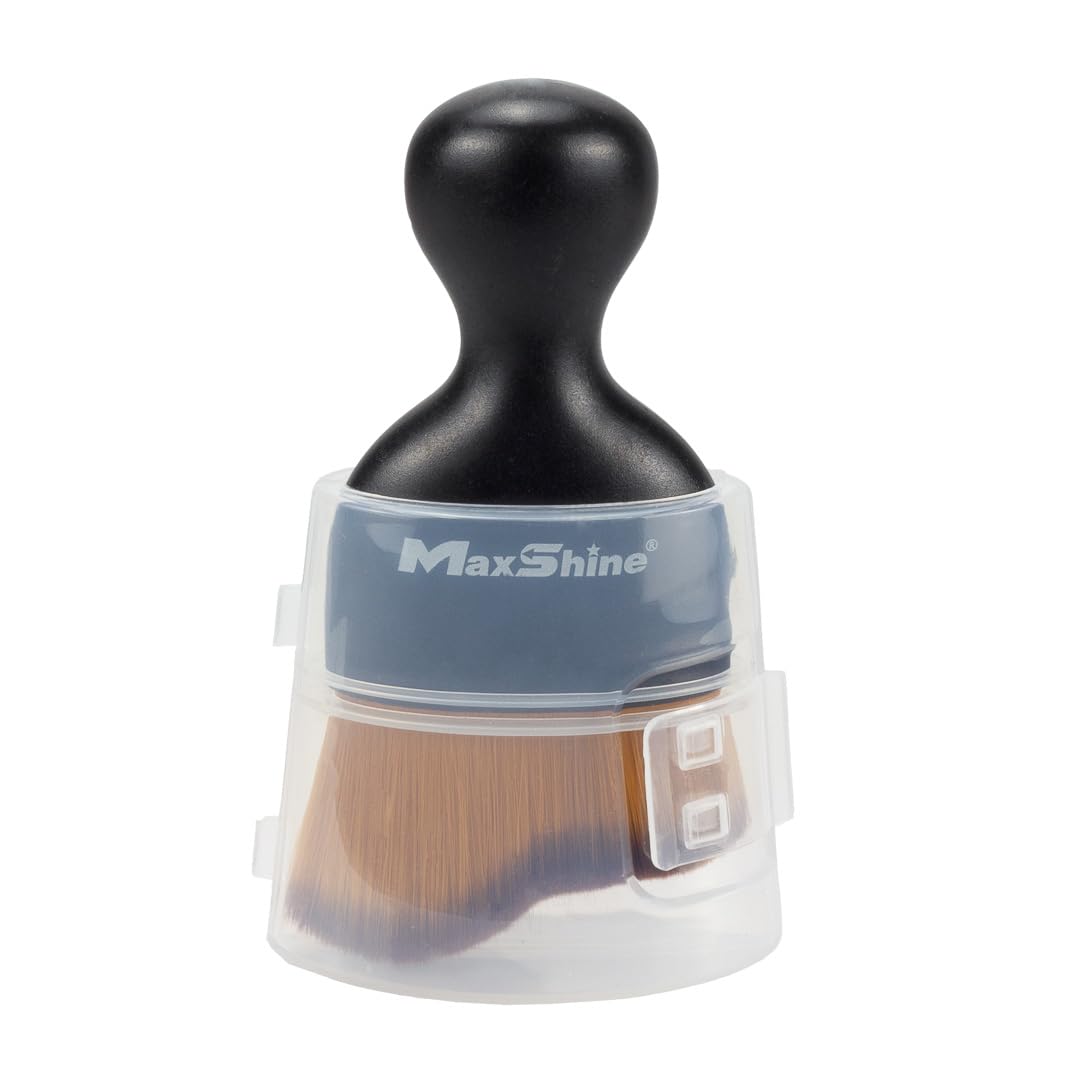 Maxshine Ultra Soft Small Universal Handled Brush – Super Soft Bristles – Professional Detailing Brush for Interior, Exterior, Leather Seats, Engine Bay & Wheels – Premium Car Care Tool