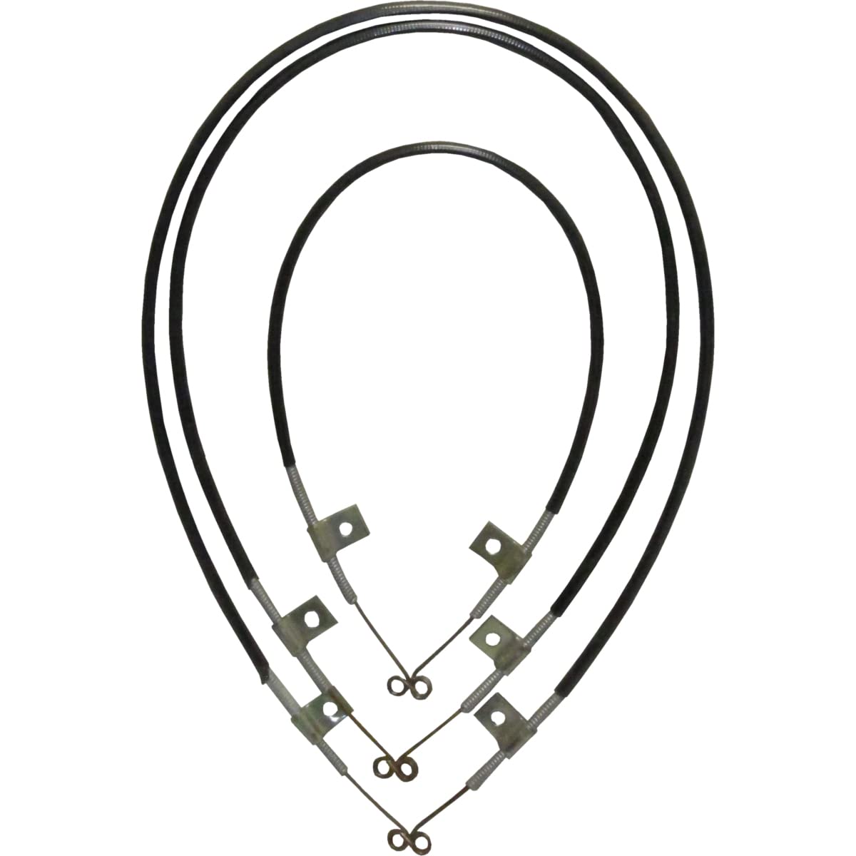 P0014-67 Brothers Trucks Heater Control Cable Set - without A/C - 3-Pieces