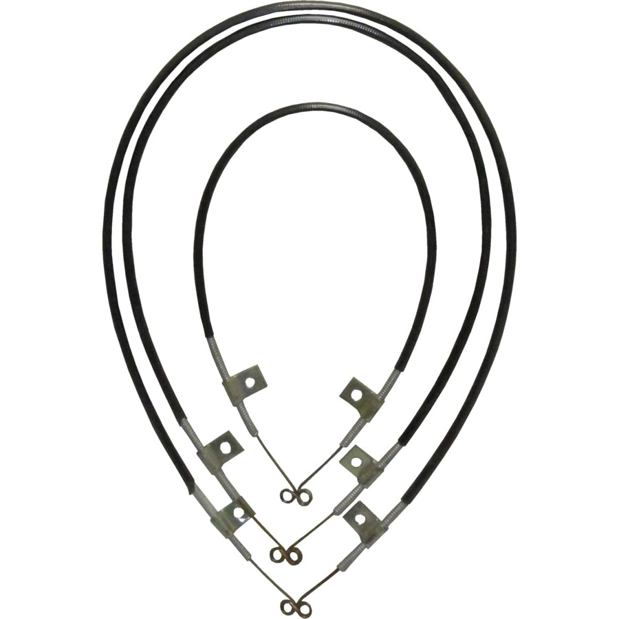 P0014-67 Brothers Trucks Heater Control Cable Set - without A/C - 3-Pieces