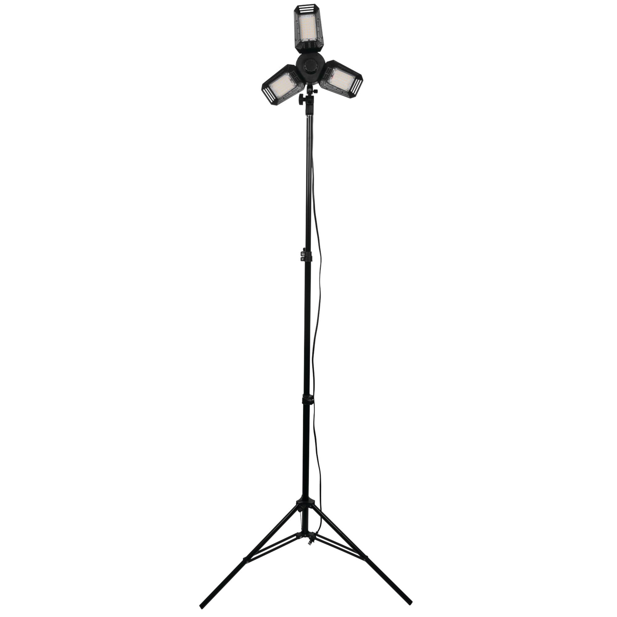 Complete Performance Tool W2286 Work Light System with Telescoping Tripod - Produces 6500+ Lumens, Energy Efficient, Adjustable Height, and Dimmable