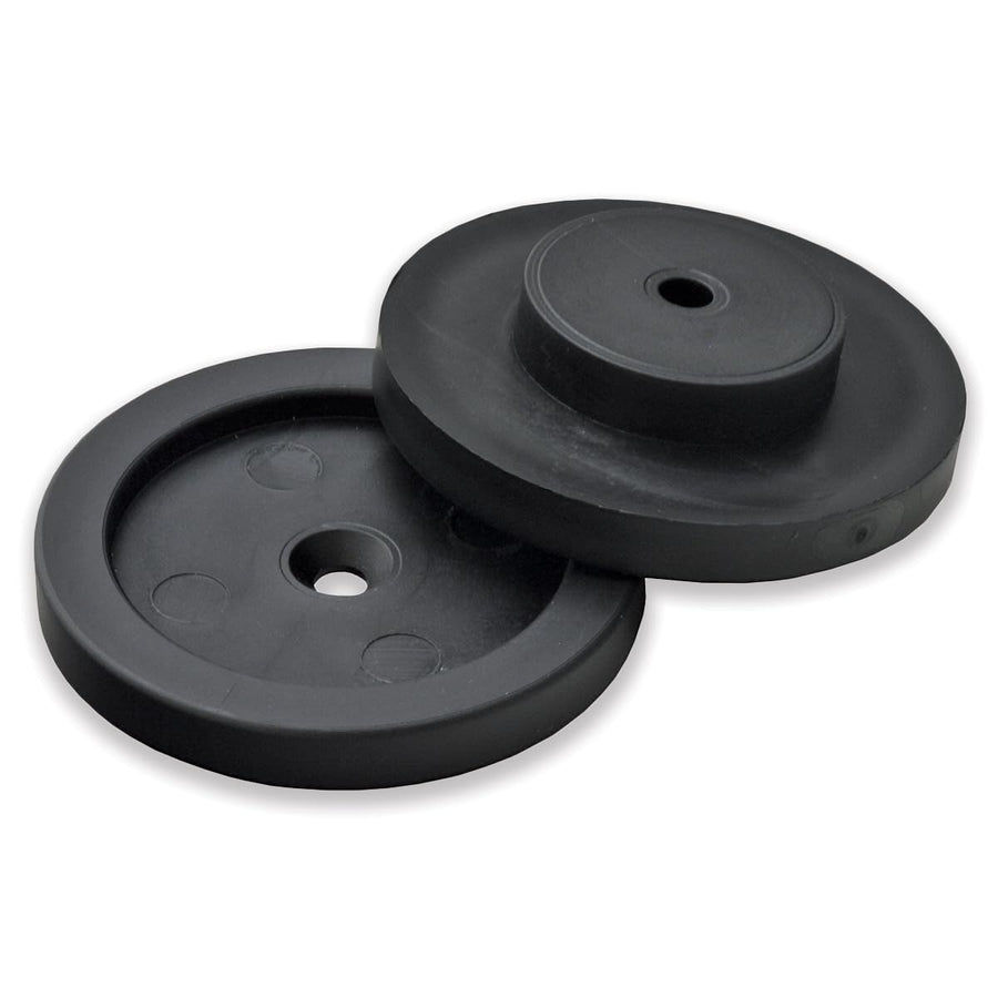 Bounce Buster Trolling Motor Coaster Combo Pack T-H Marine - Fits Minn Kota Bow‑Mount Stabilizer Rods, Protects Carpeted Decks, Includes Stand‑Off & Flat Coaster + Mount Screw