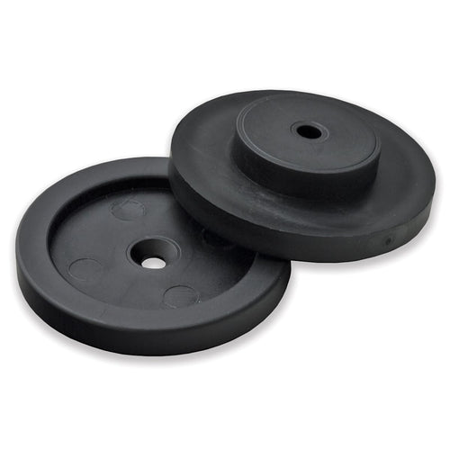 Bounce Buster Trolling Motor Coaster Combo Pack T-H Marine - Fits Minn Kota Bow‑Mount Stabilizer Rods, Protects Carpeted Decks, Includes Stand‑Off & Flat Coaster + Mount Screw