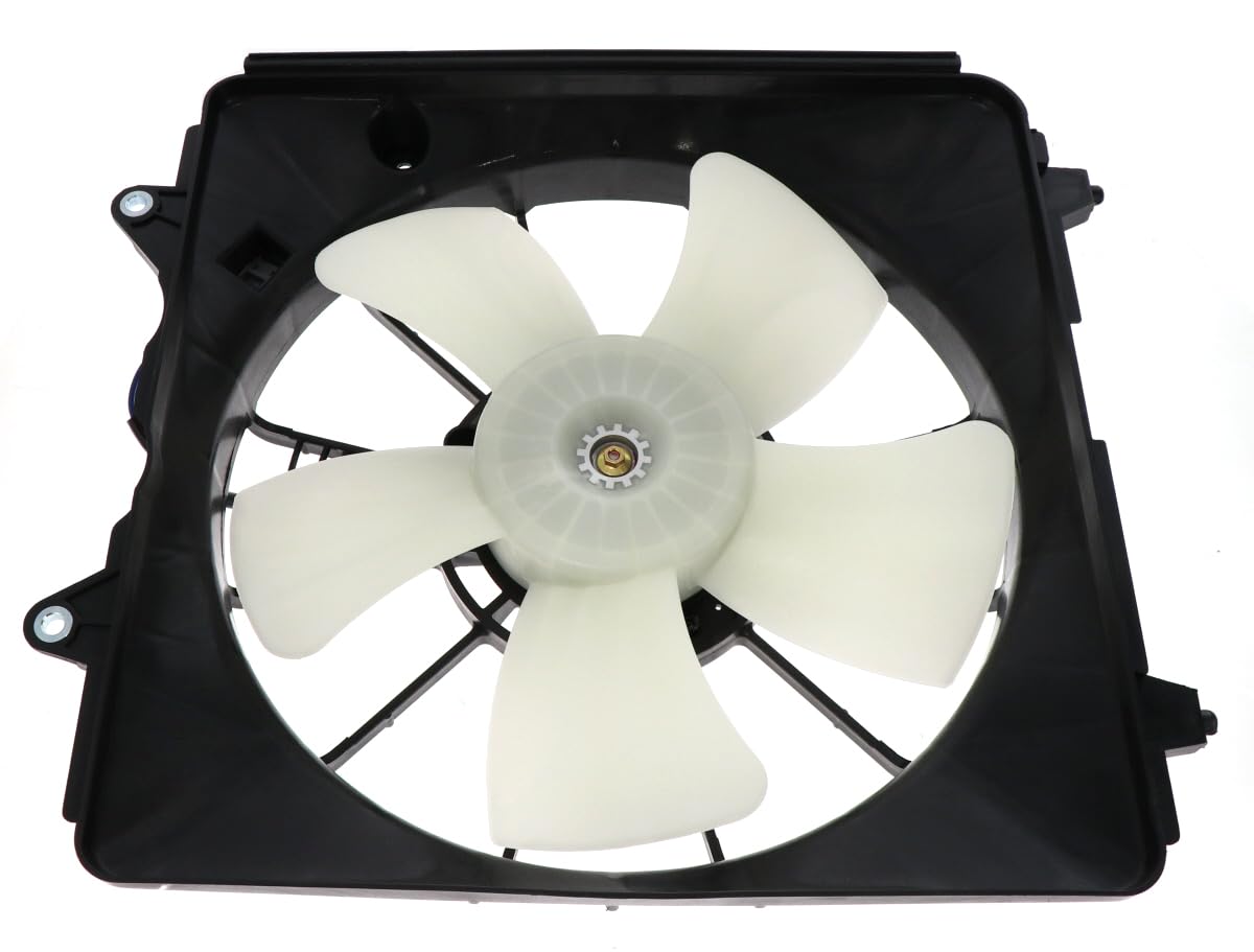 Cooling Fan Assembly TYC 600970 Compatible with 2006-2011 Honda Civic,Black