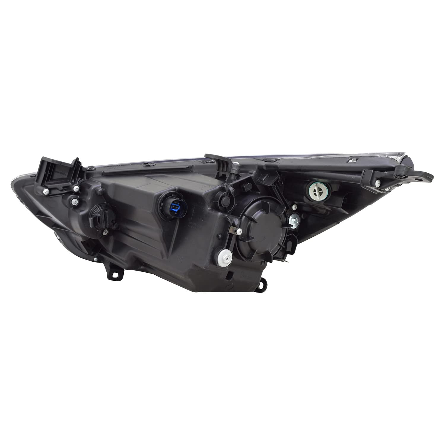 Right TYC Headlight Assembly Compatible with 2015-2017 Hyundai Accent