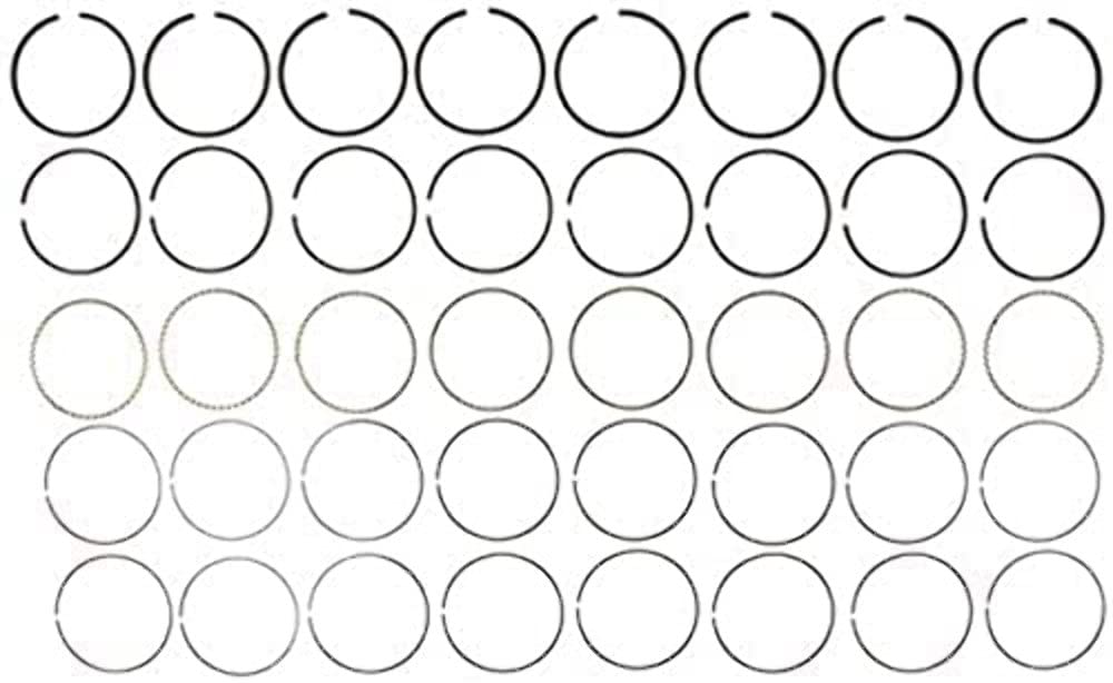 Clevite 51476CP.020 Ring Set, Clevite- Plain - Gmc Pass. 350(5.7L) Eng. (86-89); Gmc Trk 3