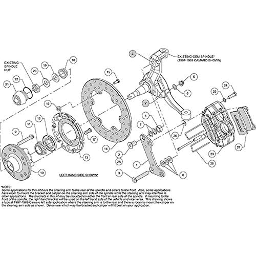 Brake Kit Wilwood 140-14417-DN