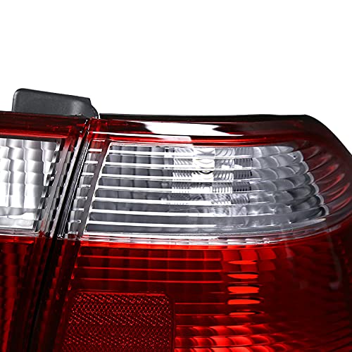 Red Tail Lights SPEC-D TUNING Compatible with 1998-2000 Honda Accord 4-Door Sedan, Left + Right Pair Assembly