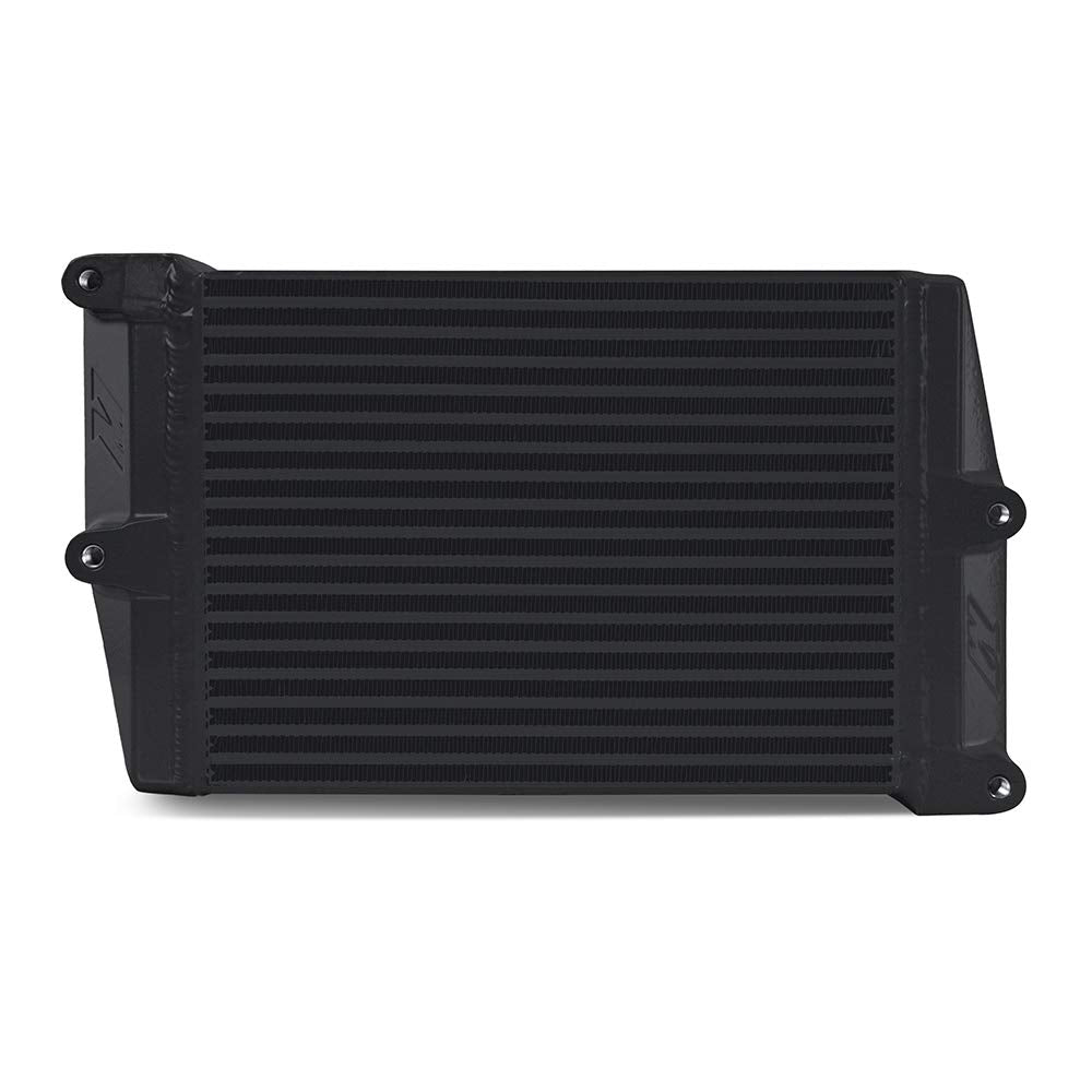 Mishimoto Universal Heavy-Duty Bar-and-Plate Oil Cooler MMOC-OO-10BK, 10" Core, Opposite-Side Outlets, Black