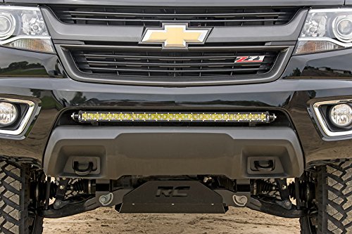 30" Rough Country LED Light Bar Bumper Bracket for Chevy Colorado & GMC Canyon 2WD/4WD (2015-2022) - Pair