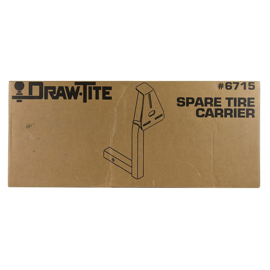 Draw-Tite Reese 6715 Front Mount Spare Tire Carrier, black