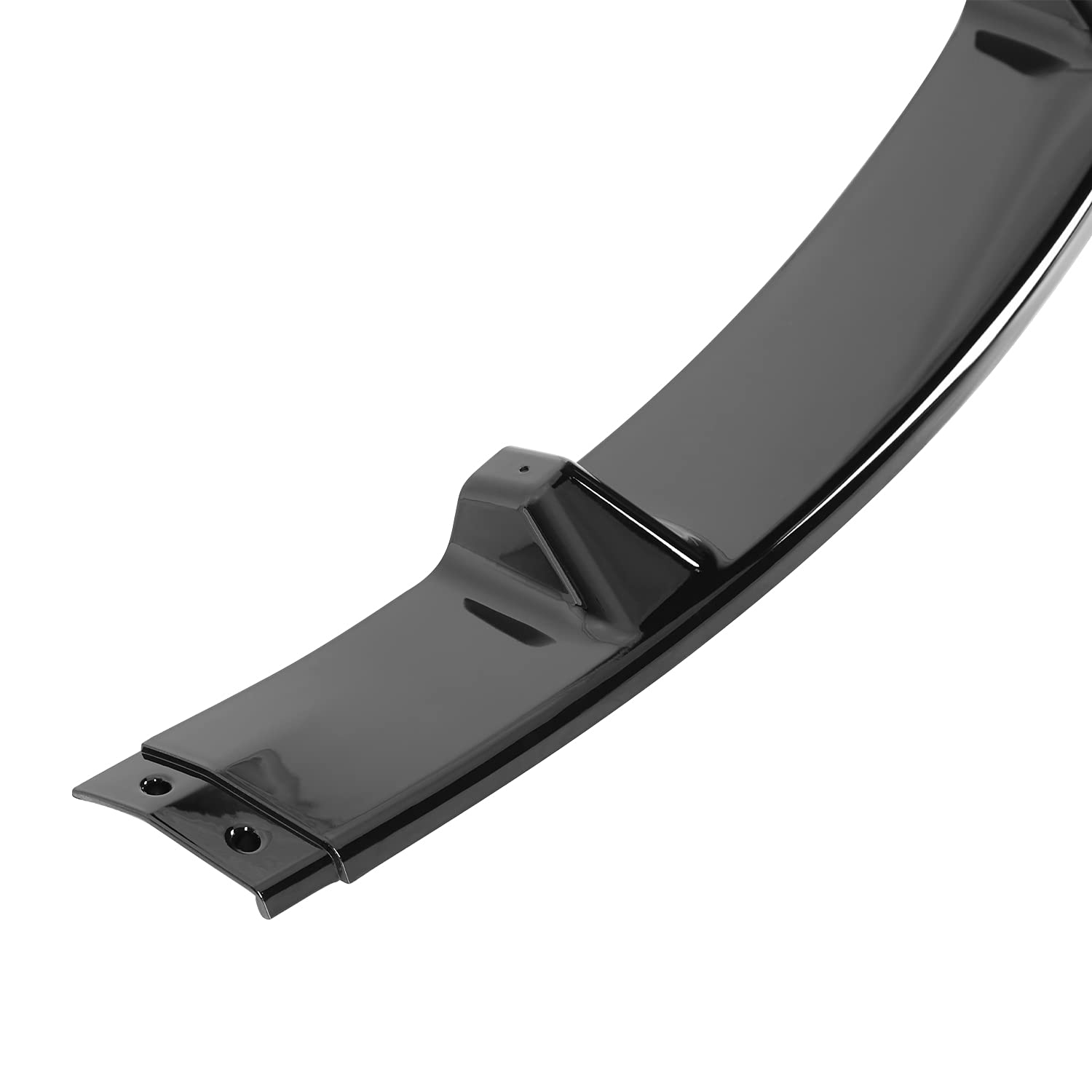 Glossy Black Spec-D Tuning Front Bumper Lip Spoiler 3PC Compatible with BMW E90 325i 328i 335i 2009-2011