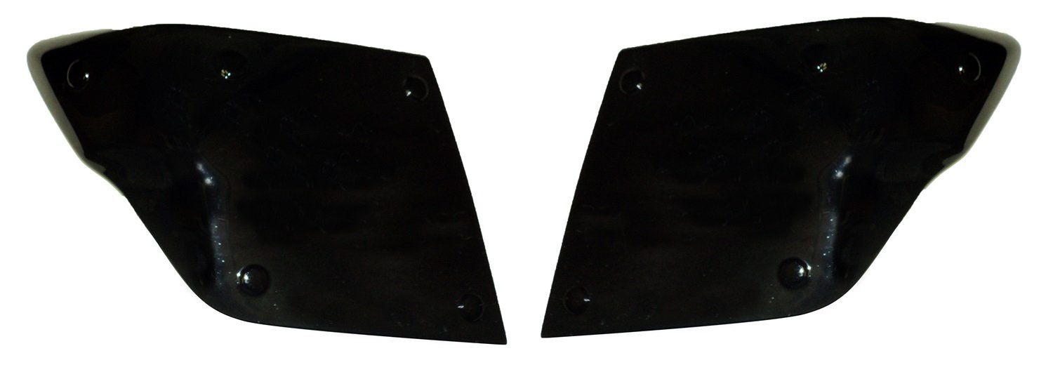 Headlight Covers Auto Ventshade [AVS] / Blackout | Fits 2016 - 2024 Nissan Titan XD, 2017 - 2024 Nissan Titan, 2 pcs. | Dark Smoke - 37644