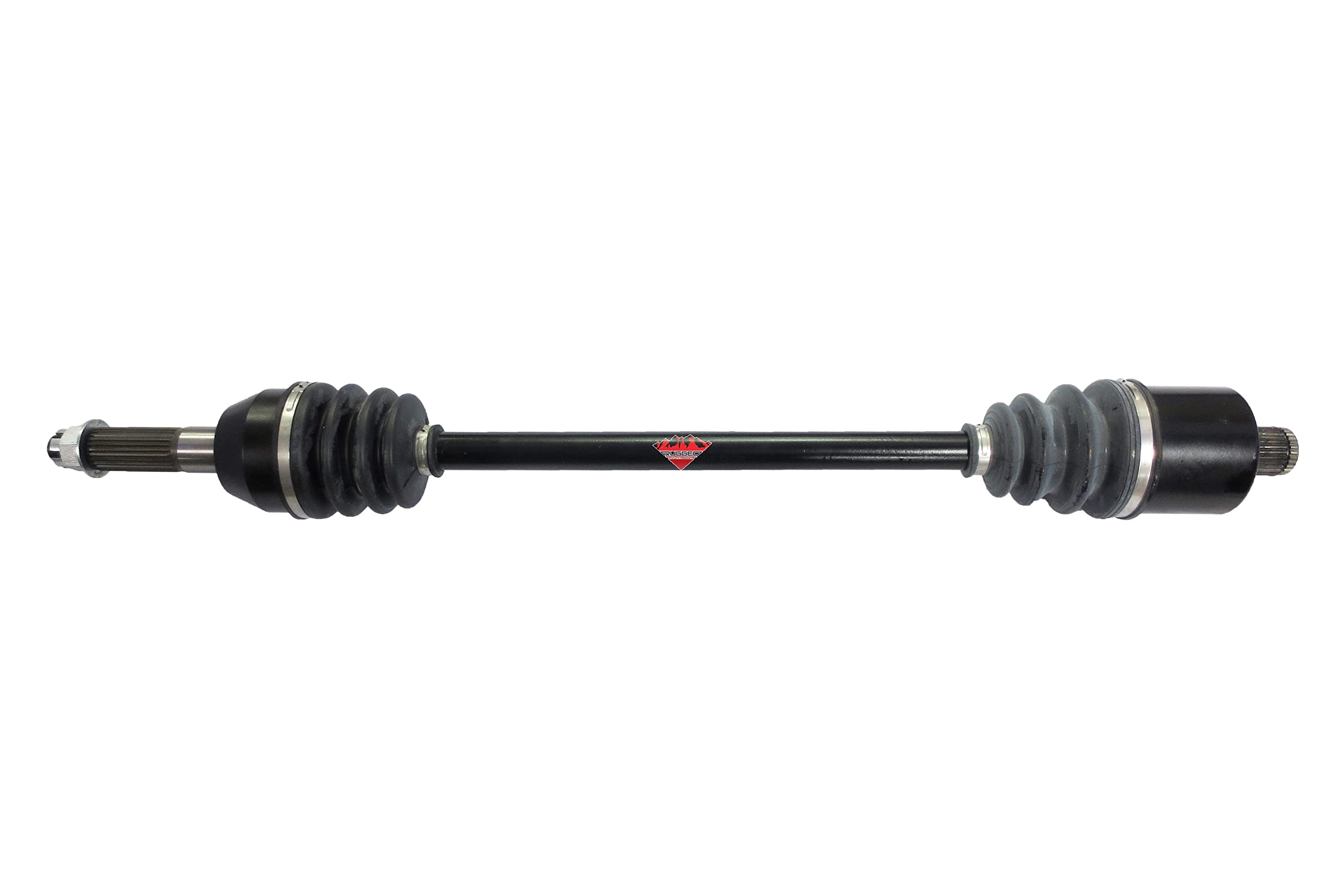 Performance Front Left/Right Rugged Axle (2005-08) (2010-12) (2019) Polaris Sportsman 450/500/700/800, Stainless-Steel Clamps Coated Protection OEM: 1332881, replaces below, 1332471, 1332501, 1332656