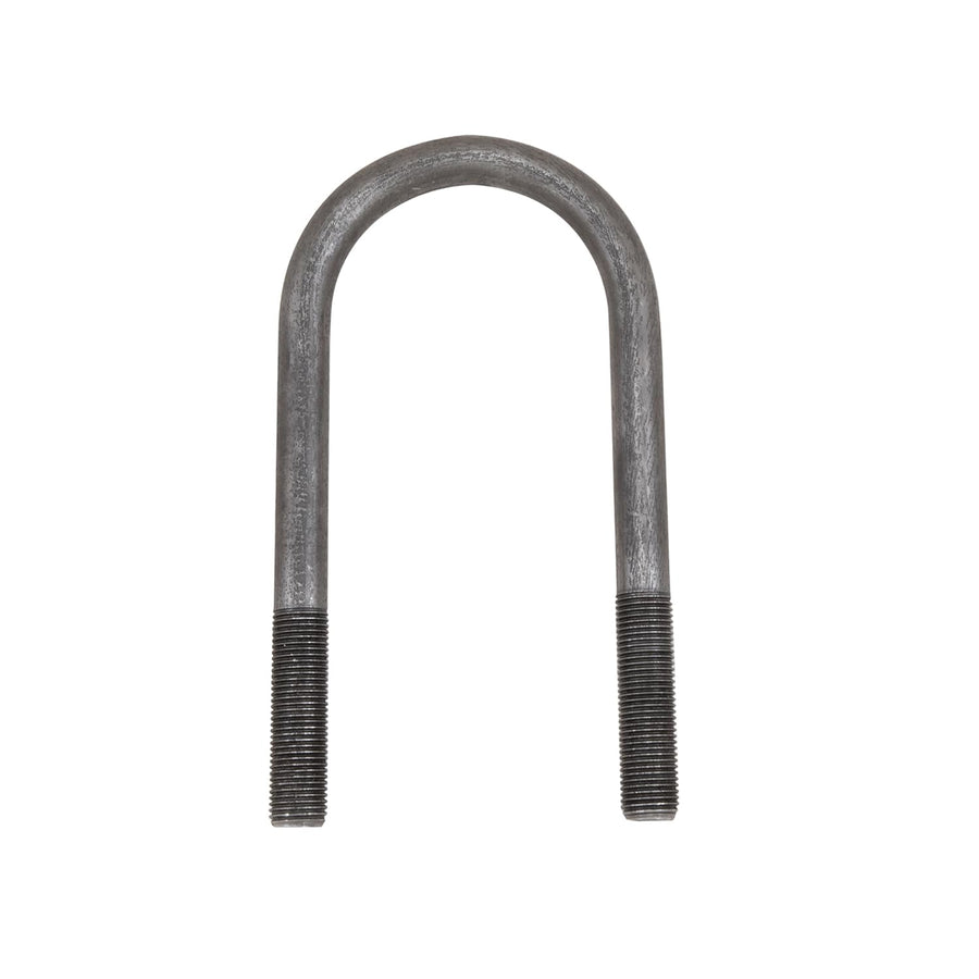 Husky U Bolt Kit Towing Leaf Spring Axle UBK238510, 5.10 Inch Length, 2-3/8 Inch Width, 1/2 Inch -20 Nut Size, Round, Zinc Plated, Silver, Steel, with 2 U-Bolts/ 4 Nuts/ 4 Washers