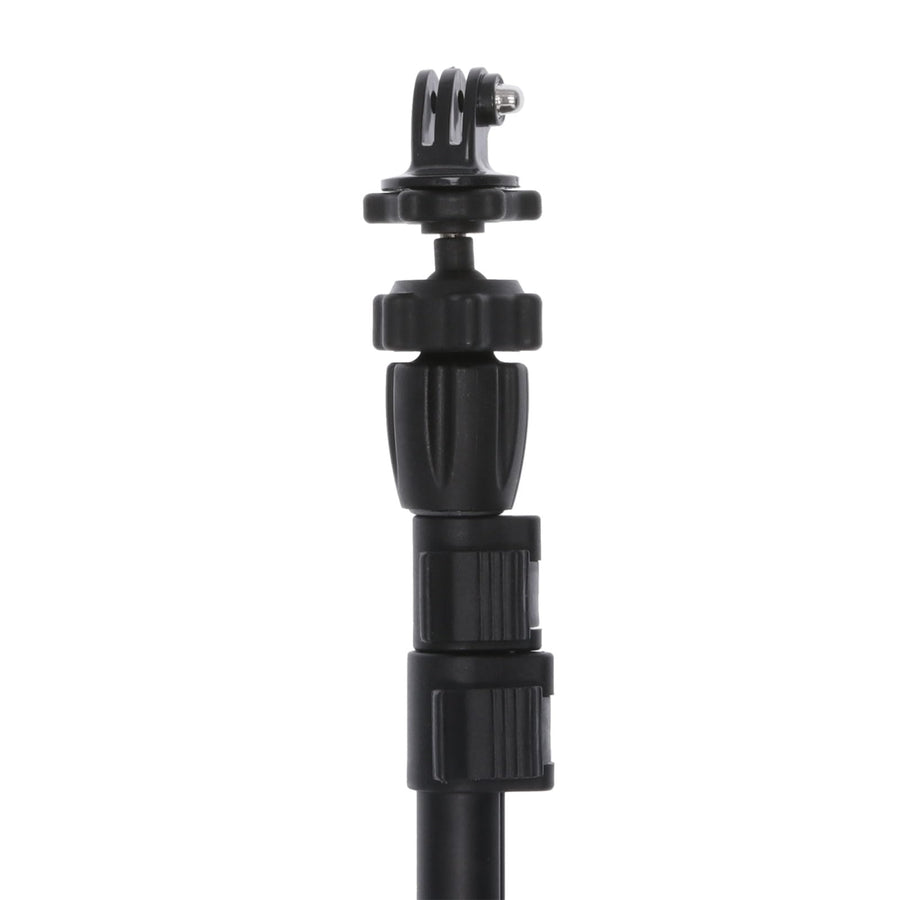 Camera Stakeout System Hawk | Versatile Stable Adjustable 22" - 51" Height 360-Degree Rotating Easy Mount Hunting Trail Camera Holder with Standard 1/4-20" Thread & 6" Auger