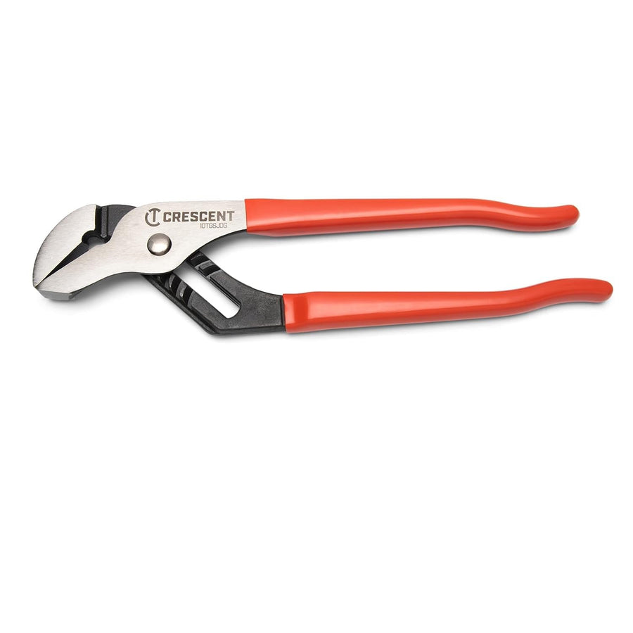 Crescent 10TGSJDG Smooth Jaw Dipped Handle Tongue & Groove Pliers - Versatile Hand Tool for Home Improvement & Plumbing Tasks