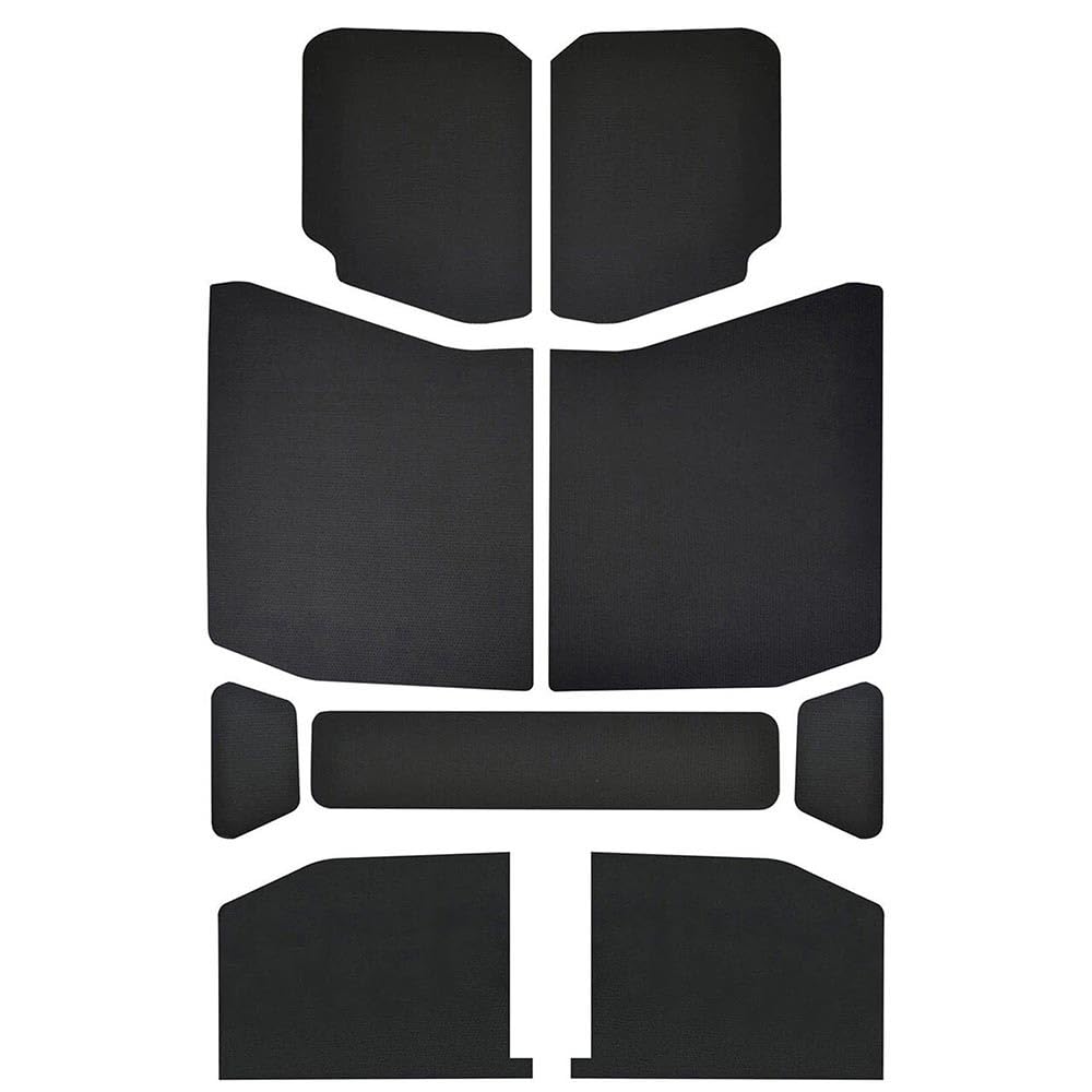 Boom Mat Black Sound Deadening Headliner Design Engineering Compatible with 4-Door Jeep Wrangler JL (2018-up)