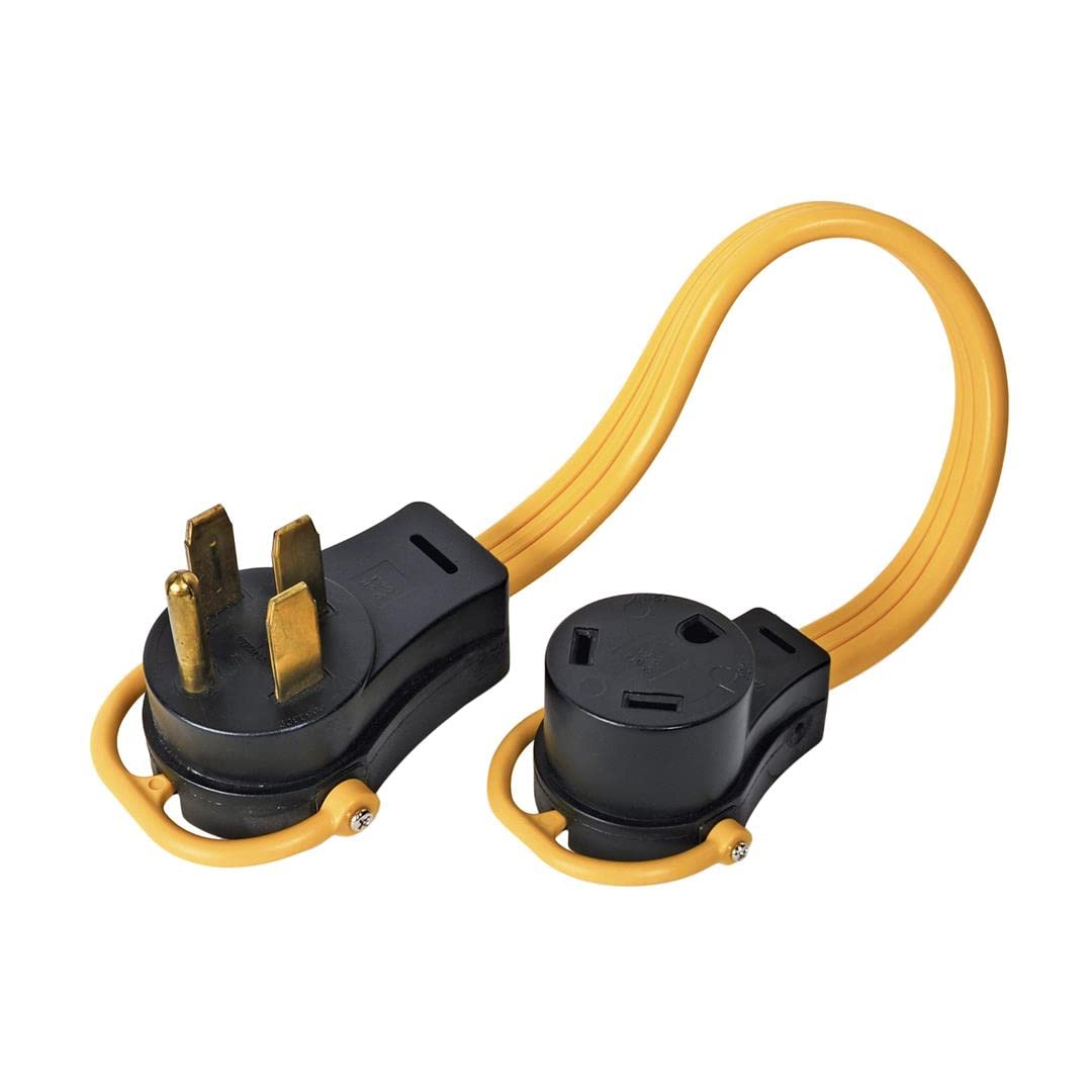 Arcon 18 in. 30 A Female - 50 A Male Flat Wire Pigtail Adapter ARC-14368