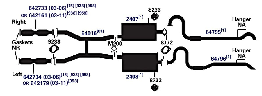Exhaust Pipe AP Exhaust 94016
