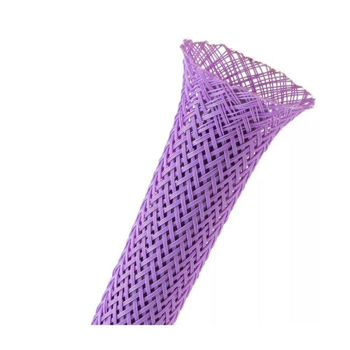 TRIC KIT Hotrod Braided Cover for 1/8" to 2 3/4" Diameter, Purple
