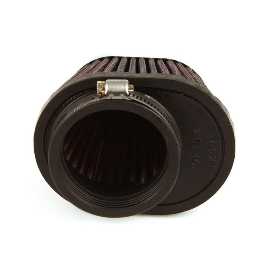 High-Flow K&N Original Lifetime Universal Clamp-On Air Filter: High Performance, Premium: Flange Diameter: 2.125 In, Filter Height: 2.75 In, Flange Length: 0.625 In, Shape: Oval Straight, RC-0981