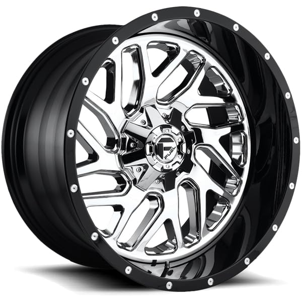 Fuel Chrome Offroad Wheel with Painted (20 x 10. inches /6 x 135 mm, -19 mm Offset)