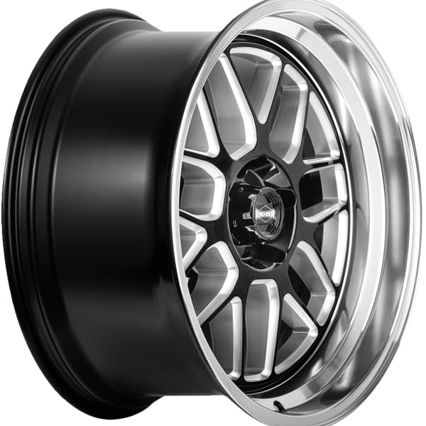 611 RIDLER 611 Gloss Black/Milled with Diamond Cut Lip 18X9.5 5-120.65 0MM 83.82MM