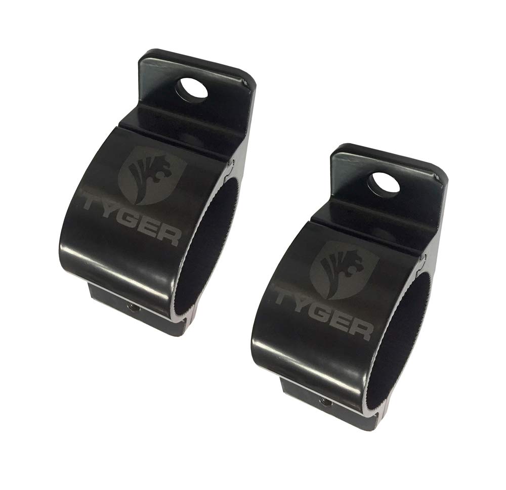2pc Tyger Auto Light Mount Clamp Kit for 2.5inch Round Tube Bull Bars/Lamp Bars