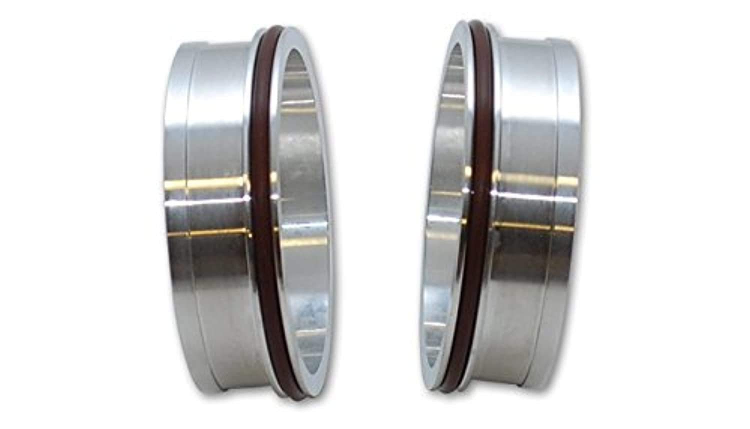 12548 Vibrant Aluminum Weld Fitting with O-Rings 4" Tube O.D.