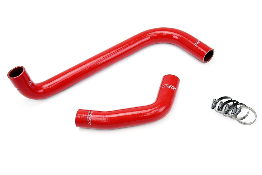 Red HPS 57-1224-RED Silicone Radiator Coolant Hose Kit