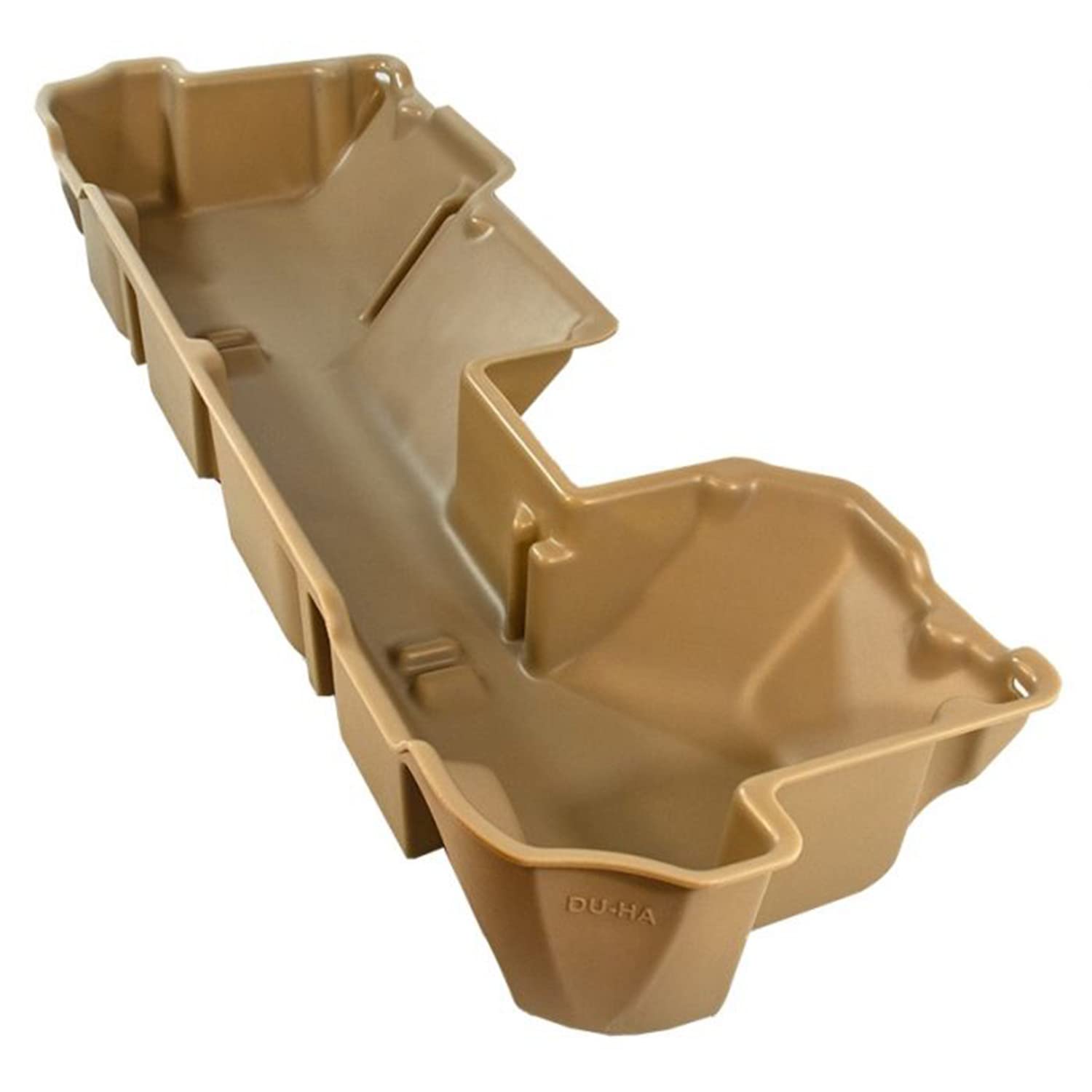 Du Ha Storage Under Seat fits 2019-2025 Ram 1500 Quad Cab New Body Style | Tan Heavy-Duty Back Seat Multi Tool Organizer, Includes 2-Piece Dividers | 30105