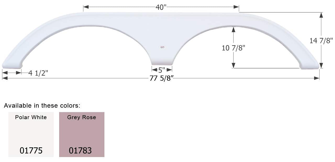 Fender Skirt ICON, Tandem, Thor, FS1775, Polar White