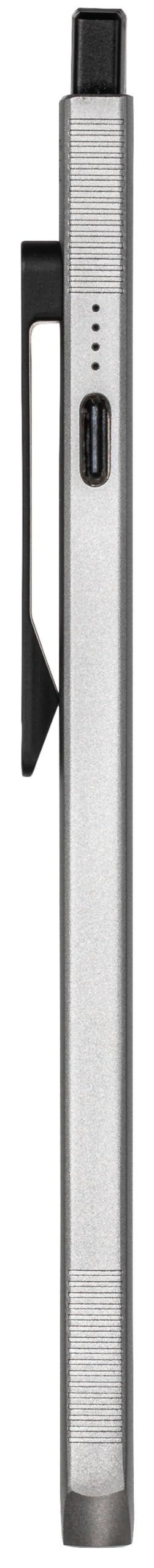 Wedge SL Streamlight 88842 500-Lumen Max 100-Lumen Standard 1,600-Candela Ultra-Thin Rechargeable EDC Inspection LED Flashlight, Silver