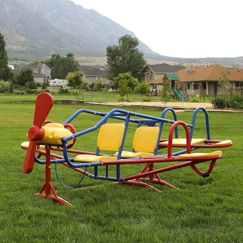 Ace Flyer Lifetime Airplane Teeter Totter - Primary Colors (151110)