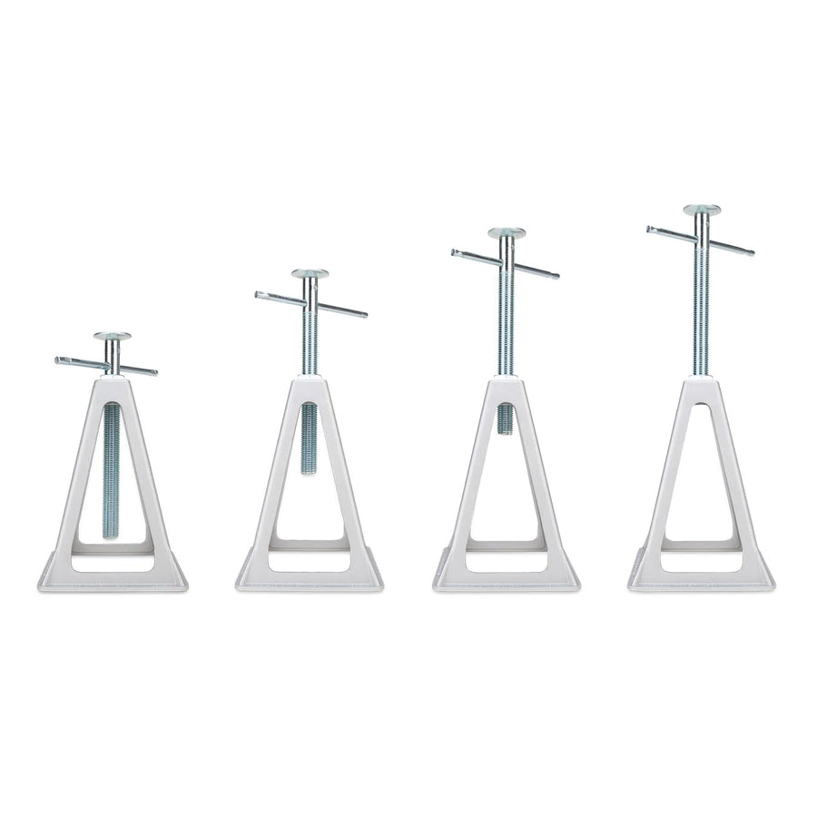 Camco Stack Jacks Aluminum — Stabilize & Position Your RV, Trailer Or Camper —Supports Up to 6,000 lb — Extends 11" - 17" — Pack of 4 (44560)