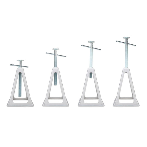 Camco Stack Jacks Aluminum — Stabilize & Position Your RV, Trailer Or Camper —Supports Up to 6,000 lb — Extends 11" - 17" — Pack of 4 (44560)