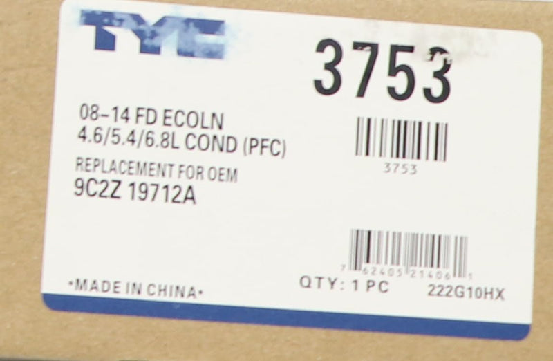 Condenser Assembly TYC 3753 Compatible with 2008-2014 Ford Econoline/Club Wagon