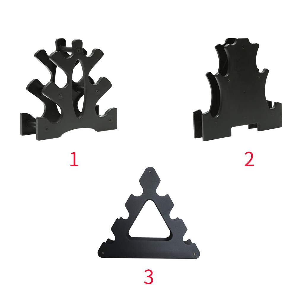 Dumbbell Rack Kathleen0 Exercise Accessories Weight Lifting Office Stands Home Fixed Holder Durable Gym 3 Tier Storage(2)