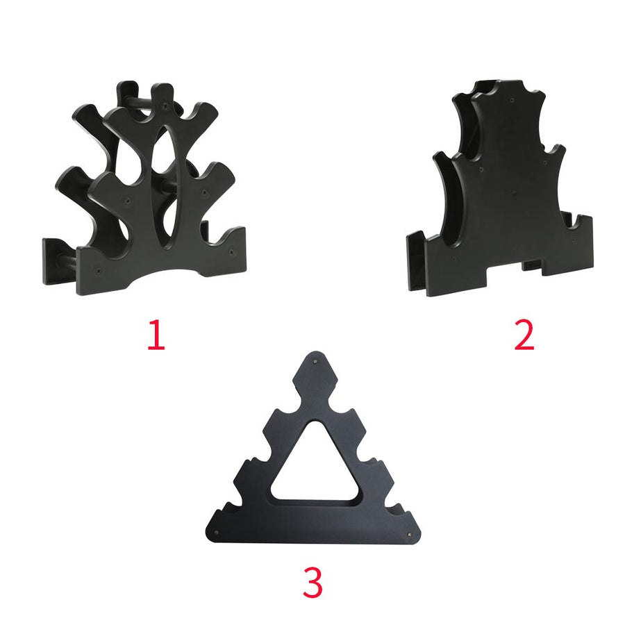 Dumbbell Rack Kathleen0 Exercise Accessories Weight Lifting Office Stands Home Fixed Holder Durable Gym 3 Tier Storage(2)