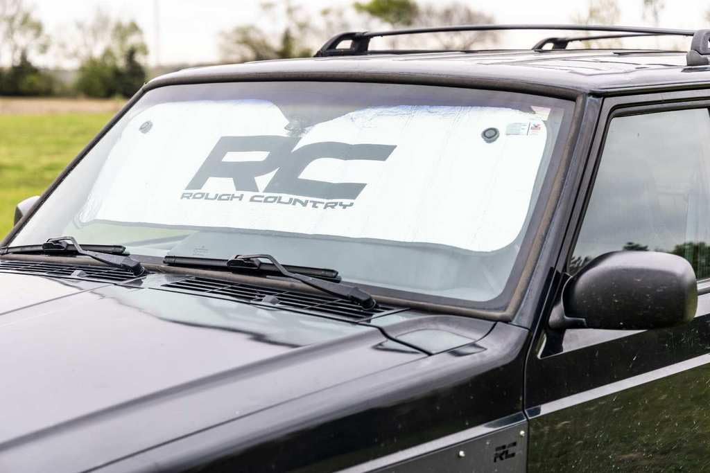 Universal Rough Country Foldable Reflective Sun Shade for Jeep